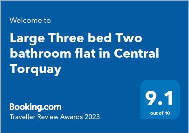 Large Three Bed Two Bathroom Flat In Central Torquay Exterior foto